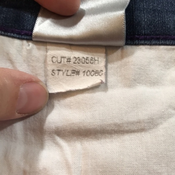 NYDJ Lift Tuck Technology Dark Wash Wide Leg Capri size 12 - Picture 9 of 9